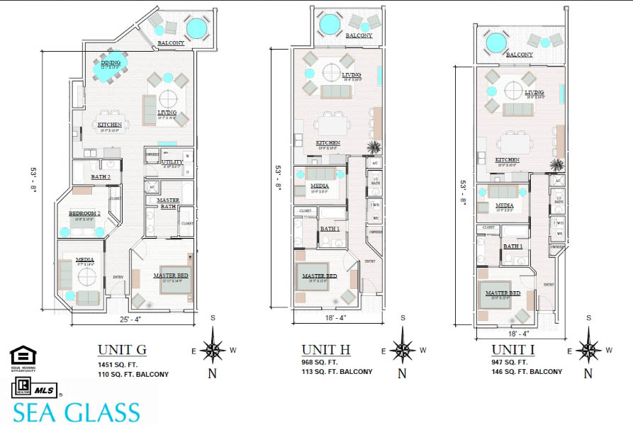 Sea Glass Phase 2 floor plans